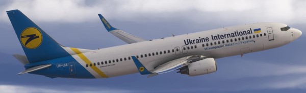 Ukraine International<br>PMDG Boeing 737-800 UR-UIA (pax)
