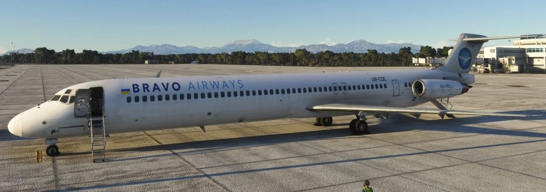 Bravo Airways - Fly The Maddog X MD-82 UR-COC (pax)