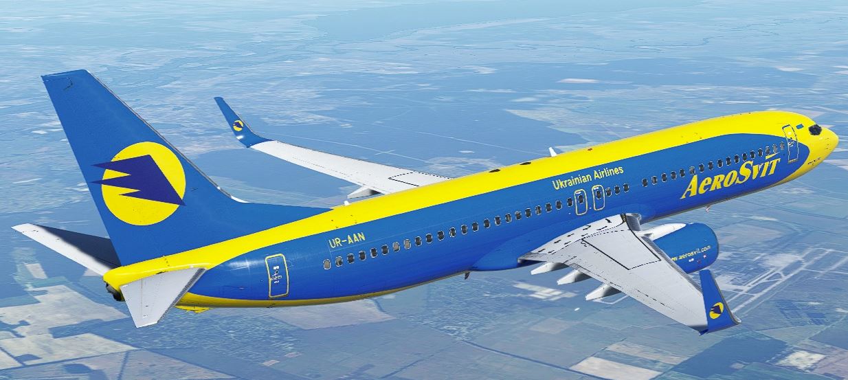 AeroSvit PMDG 737-800 UR-AAN