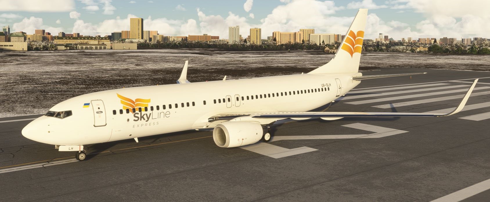 SkyLine Express | UR-SLH | PMDG Boeing 737-800